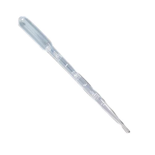 100 disposable plastic pipette 1ml with graduated dropper
