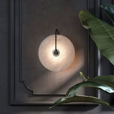 Bedroom bedside study decorative Circle Wall Light Indoor Co