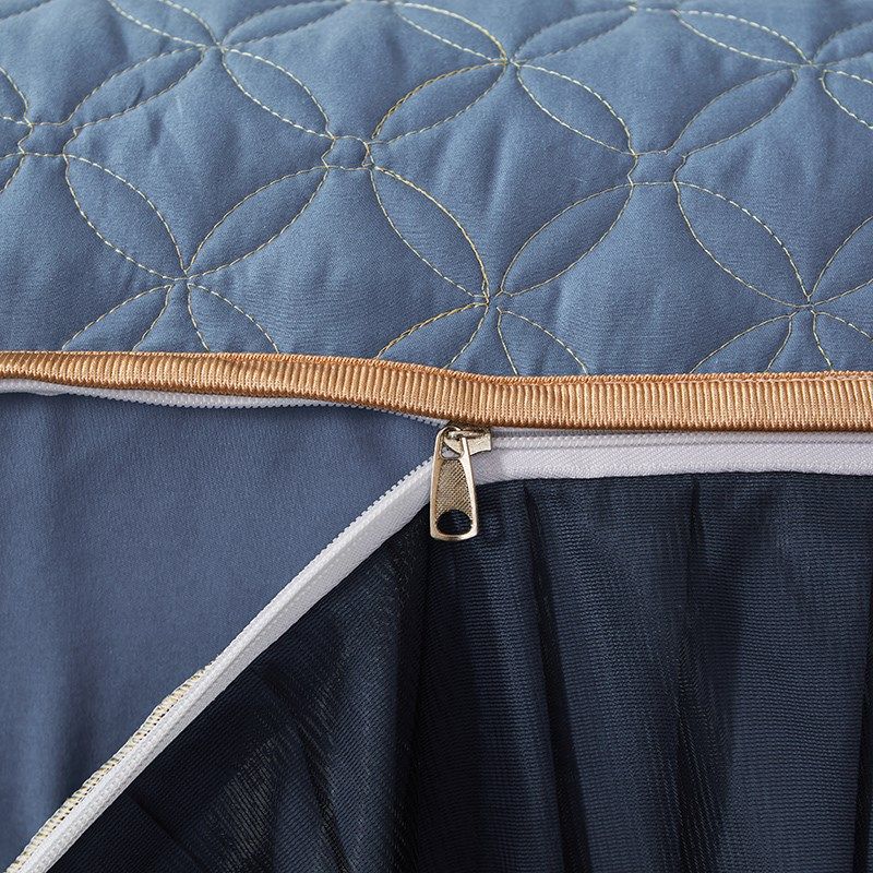 欧式夹棉床笠式床裙款二合一可拆卸床罩单件床围裙保护四季通用,床上用品,床裙,淘宝优惠券,粉丝福利购,淘宝优惠卷