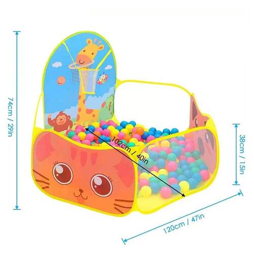 1.2M Ball Pool with Basket Children Toy Indoor Ocean Ball Pi