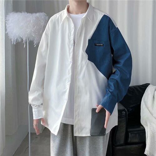 Thin Sunscreen Shirt Mens New Outward Wearing Retro Hong Ko