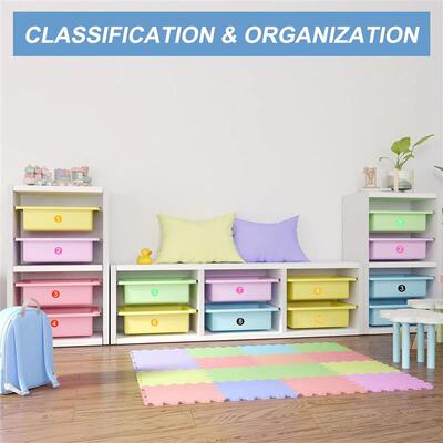 1000Pcs Colored Dot Stickers Color Coding Labels Blank Circl