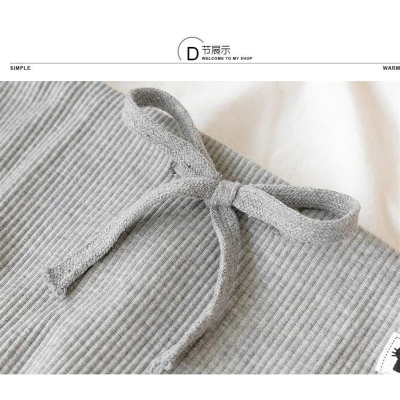 Casual Leggings For Pregnant Women Elastic High Waist Stripe - 实物图