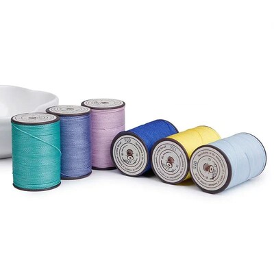 Round Leather Sewing Wax Thread Cord Handwork Knitting Craft