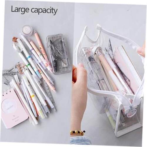 nts Stationery School Supplies Portable Pen Pencil Pouch Bag