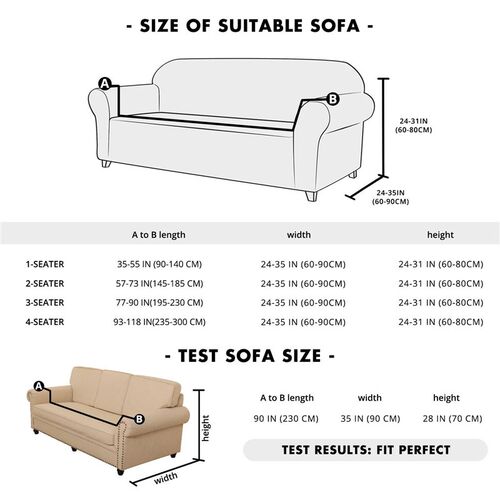 Stch Sofa Covers Furniture Protector Polyester Loveseat Couc