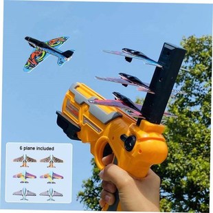 Launcher Toys for Kids Bubble Catapult With 6 Small Plane To