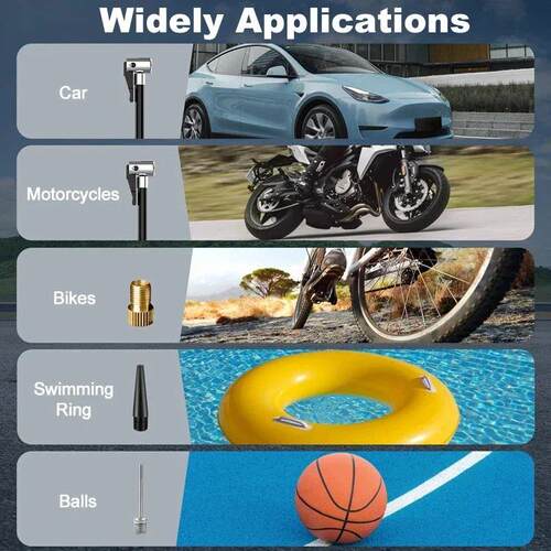 EAFC Portable Tire Inflator Rechargeable Electric Inflator F
