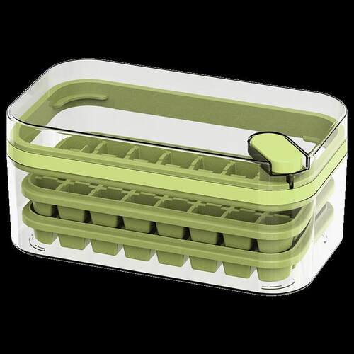 Ice Cube Tray ice ball maker Silicone Mold ice storage box