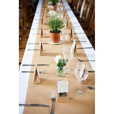 30 Meters Brown Kraft Wrapping Paper Roll For Wedding Birthd