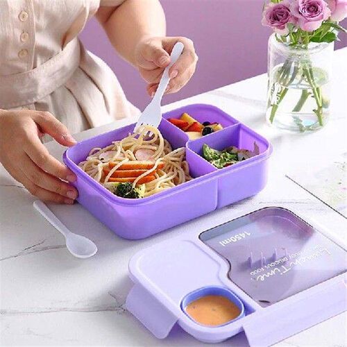 Bento Lunch Box For Kids Girls Cartoon Students Kawaii Cute