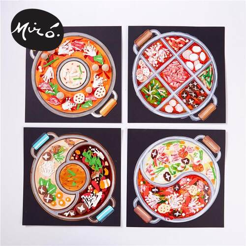 Chongqing hot pot childrens DIY material bag creative art m