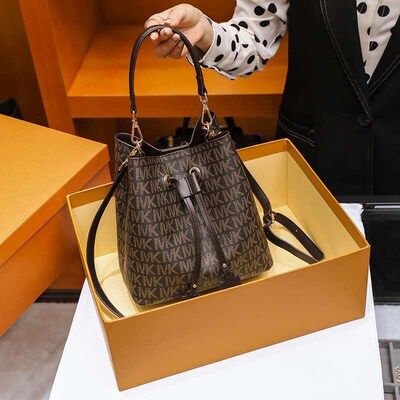 Bags new fashion bucket bag womens simple large-capacity wo