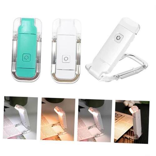 USB Book Light Book Reading Lamp Clip-on Book Lights Folding