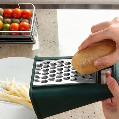 Cheese Grater Manual Stainless Steel Box Cheese Shredder