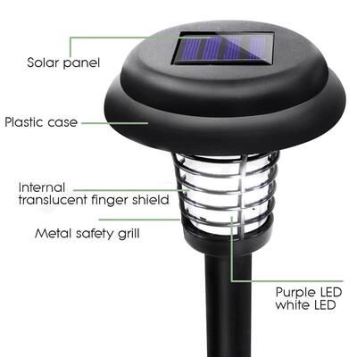 2024 SoLar LED LIGht PESt BuG ZaPPEr InSEct MoSquIto KILLE