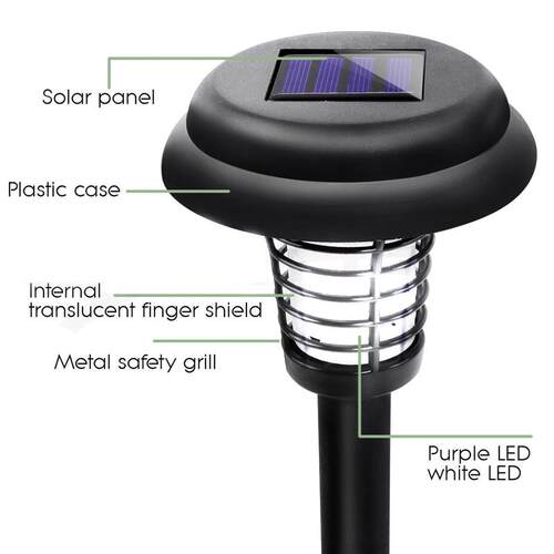 2024 SoLar LED LIGht PESt BuG ZaPPEr InSEct MoSquIto KILLE