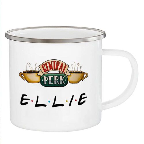 Customized Friends Name Enamel Mug friend Birthday Gift coff