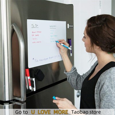 Soft Magnetic Whiteboard Sticker Fridge Magnets Presentation