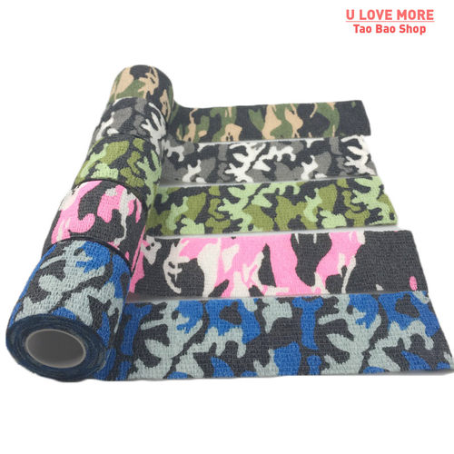 1 pcs Camouflage Elastic Bandage Self-adhesive Finger Wrist