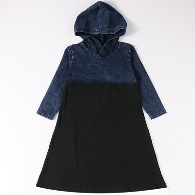Girls dress long sleeves kids dresses for girls long dress w