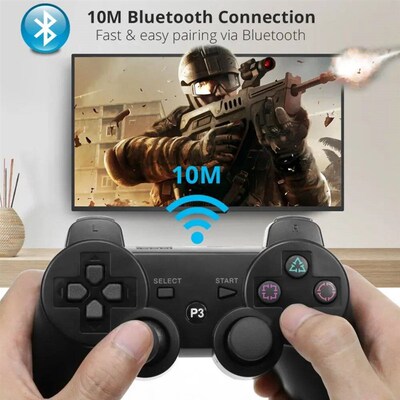Controller for PS3 Slim Pro Joystick Gamepad Dual Vibration