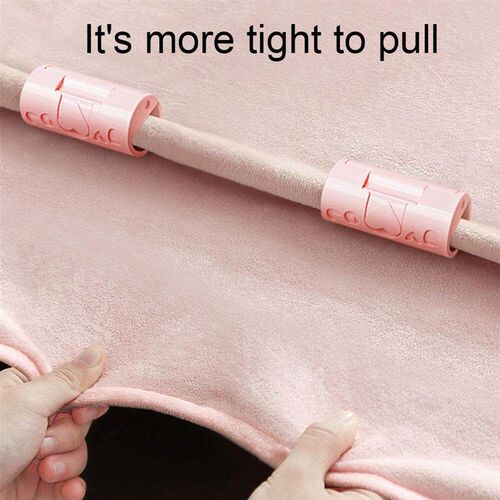 6pcs Bed Sheet Clips Plastic Slip-Resistant Clamp Quilt Bed