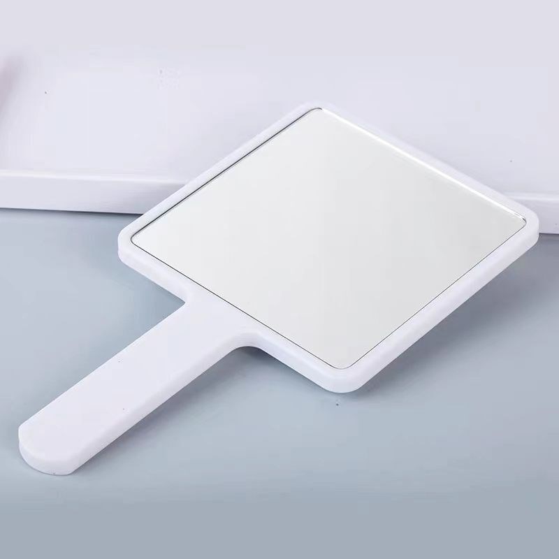 Large Handheld Makeup Mirror Simple Ins Style HighValue for图片