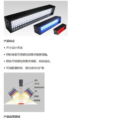 BL030P机器视觉工业视觉检测条形光源机器视觉印刷检测设备灯