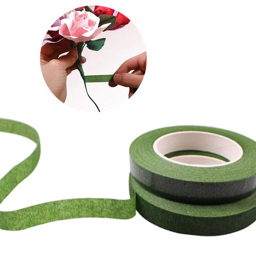 30 Yard 12mm Self-adhesive Bouquet Floral Stem Tape Artifici