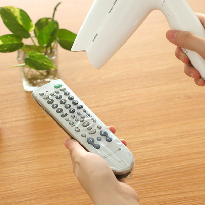 10/20pcs Clear Heat Shrink Film Bag TV/Air Condition Remote