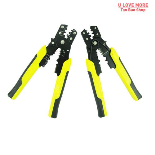 Automatic Crimping Tool Cable Wire Stripper Peeling Pliers A