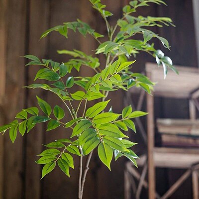 76-140cm Large Artificial Ficus Tree Branch Fake Lacquer Tre
