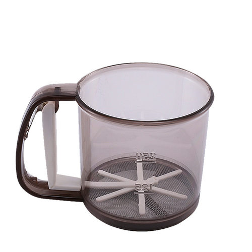 Flour Sieve Cup Powder Sieve Mesh Baking cake Kitchen Gadget