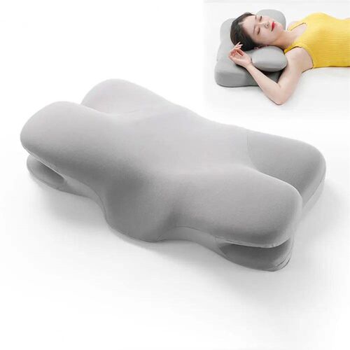 Neck Pillow Thick Soft Adjustable Memory Foam Zipper Closure