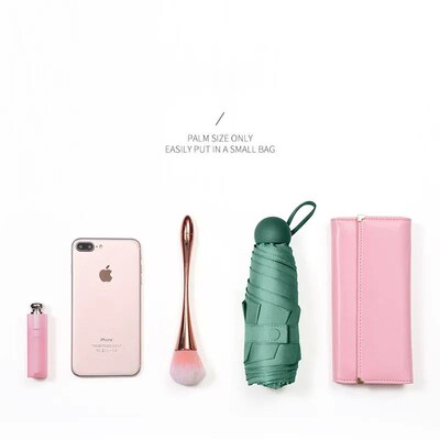Ultralight And Compact Portable Capsule Umbrella UV Protecti