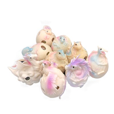 Childrens tricky vent small toy dinosaur grape ball pinch mu