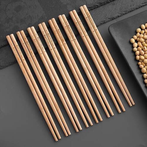 Unpainted and unwaxed household bamboo chopsticks, high-end