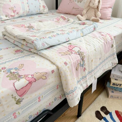 A-class cotton childrens summer cool blanket with ins styl