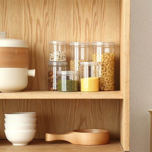 kitchen food plastic storage container box can bean bottle