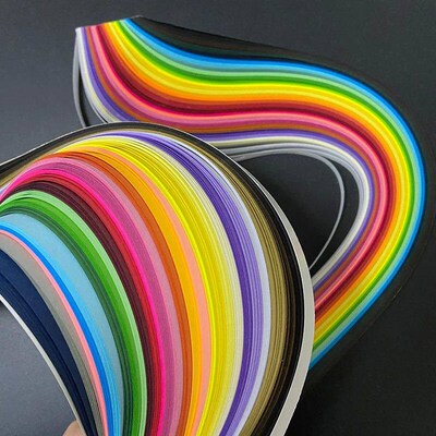 36 Colors 180Pcs Quilling Paper Assorted Mixed Color Origami
