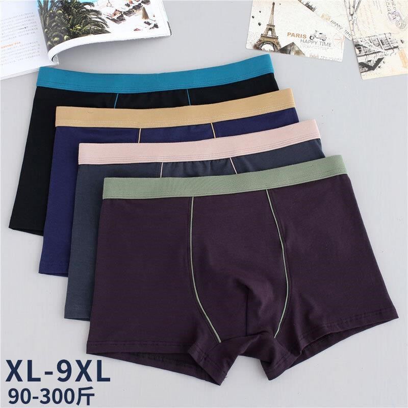 Cotton underwear for men plus size breathable boxers图片