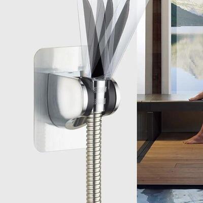 Universal Showerhead Holder Wall Mounted Punch Free Househol