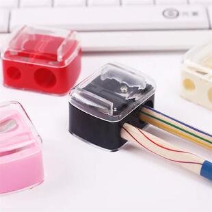 1PC Double Holes Pencil Sharpener Makeup Pencil Multi Purpos