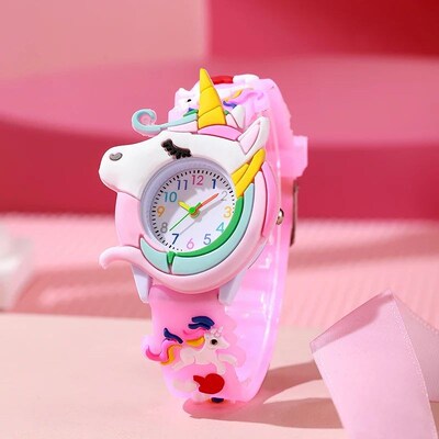 Carton Silicone Gift Watch for Boys and Girls Cute Colorful