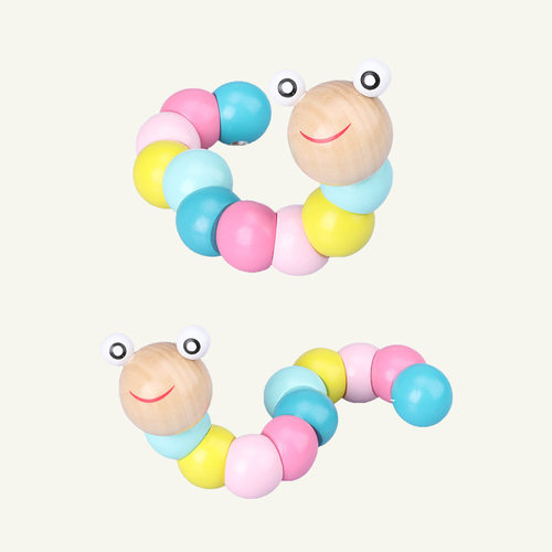 Montessori Wooden 3D Toys Childhood Learning  Kids Baby Colo
