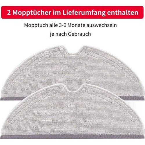 Mop Cloth Pads for Roborock Q5, Q5 Pro, Q5 Pro+, Q7, Q7Max,