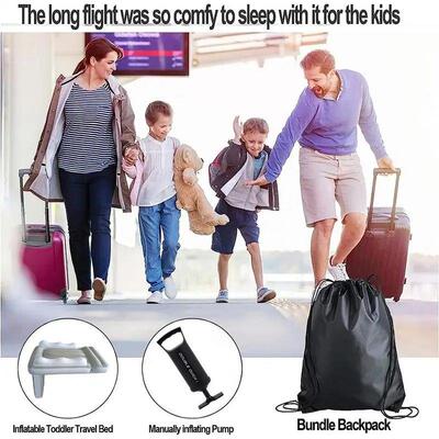 Portable Toddler Airplane Bed Baby Child Inflatable Mattress