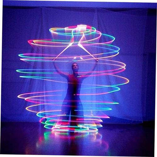 1PC LED POI Thrown Balls for Professional Belly Dance Level