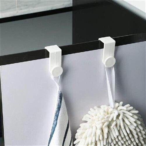 2Pcs/ Set Kitchen Towel Hooks Space Saving Hook Coat